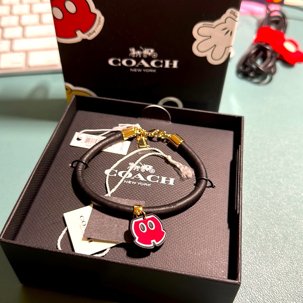 New Cosch x Disney Leather Bracelet
